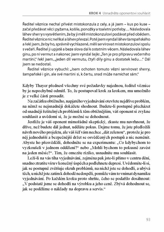 Jak překonat nesouhlas. Zásady vyjednávání s lidmi, s nimiž nelze vyjednávat