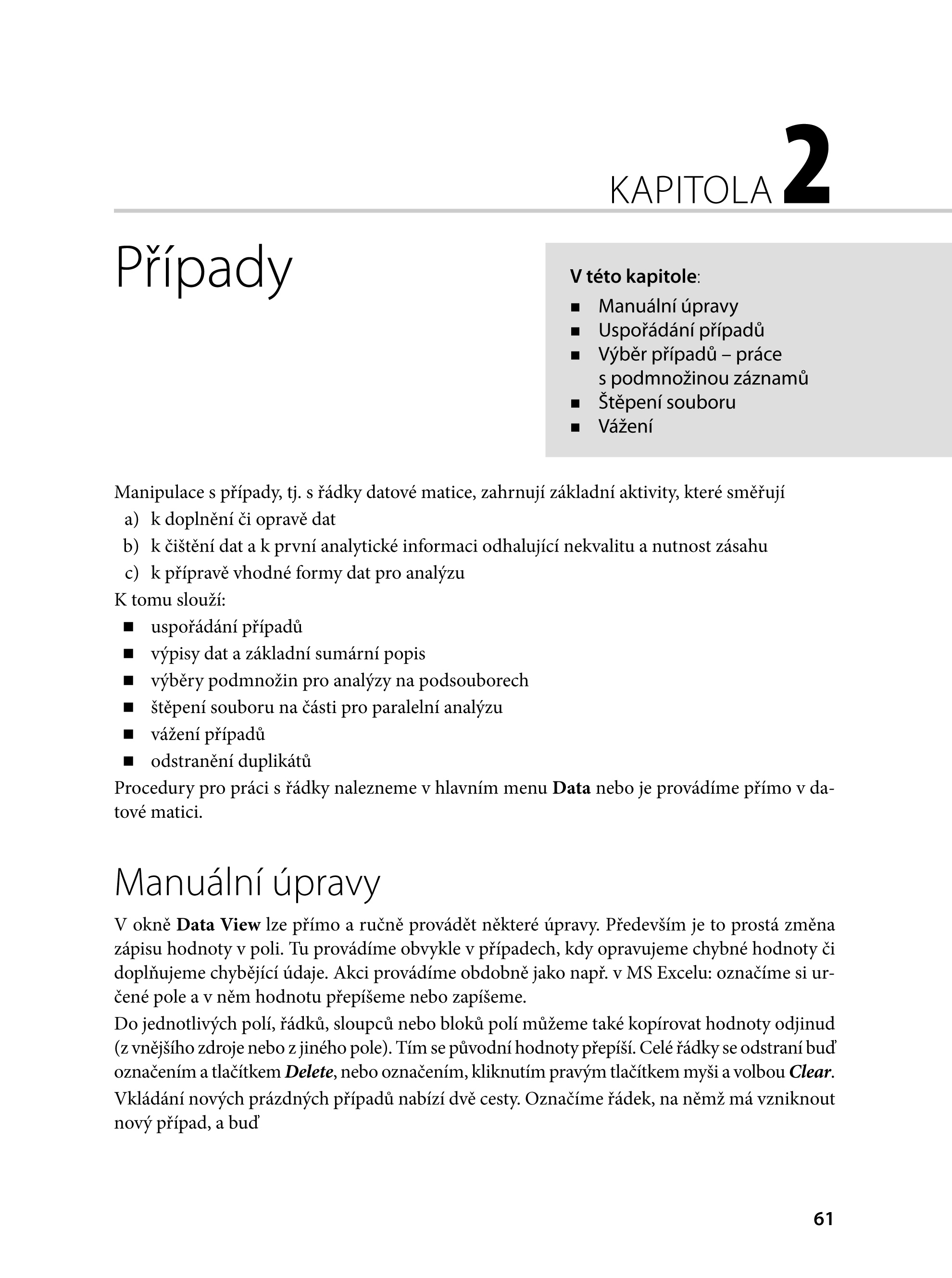 SPSS – Praktická analýza dat