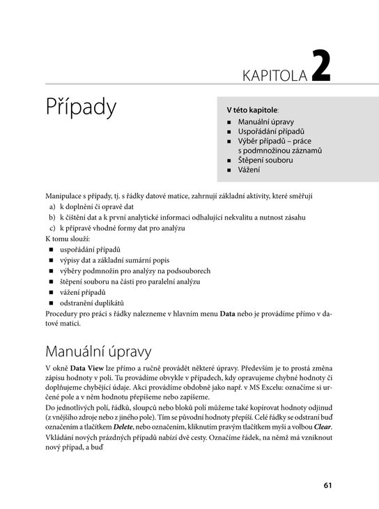 SPSS – Praktická analýza dat