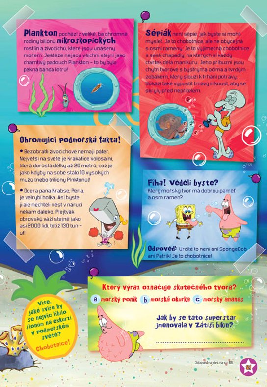 SpongeBob a zábava