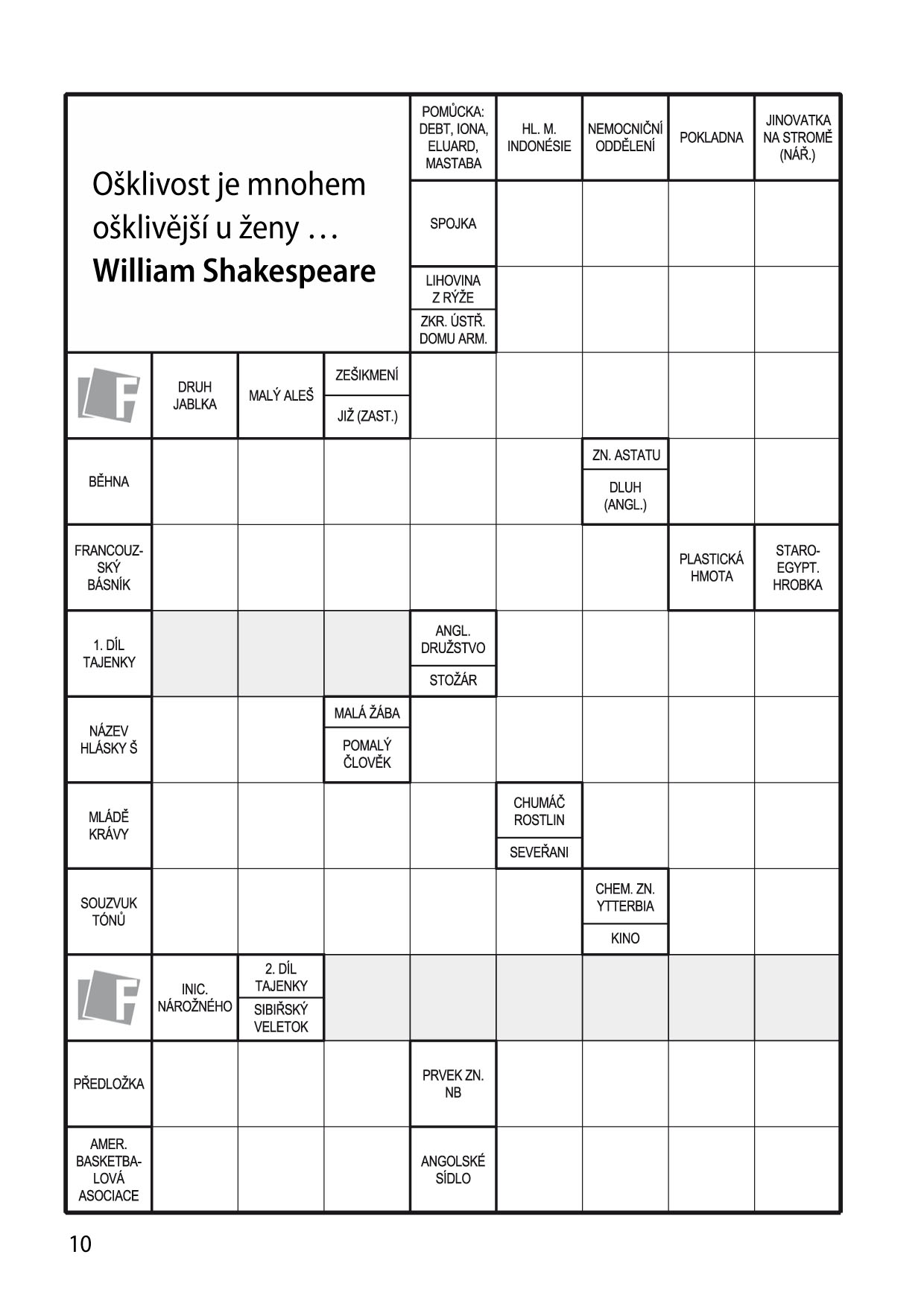 Luštění na cesty – křížovky, osmisměrky, sudoku (červená)