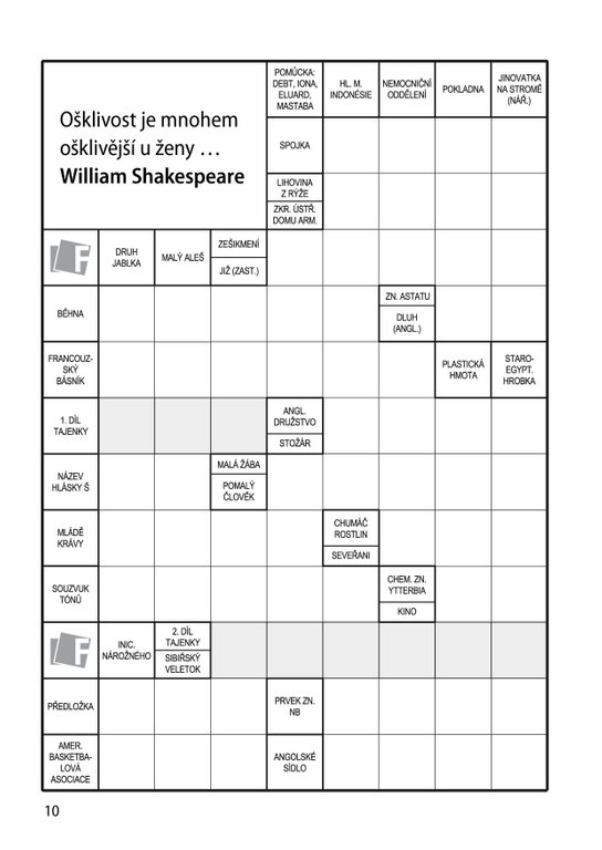 Luštění na cesty – křížovky, osmisměrky, sudoku (červená)