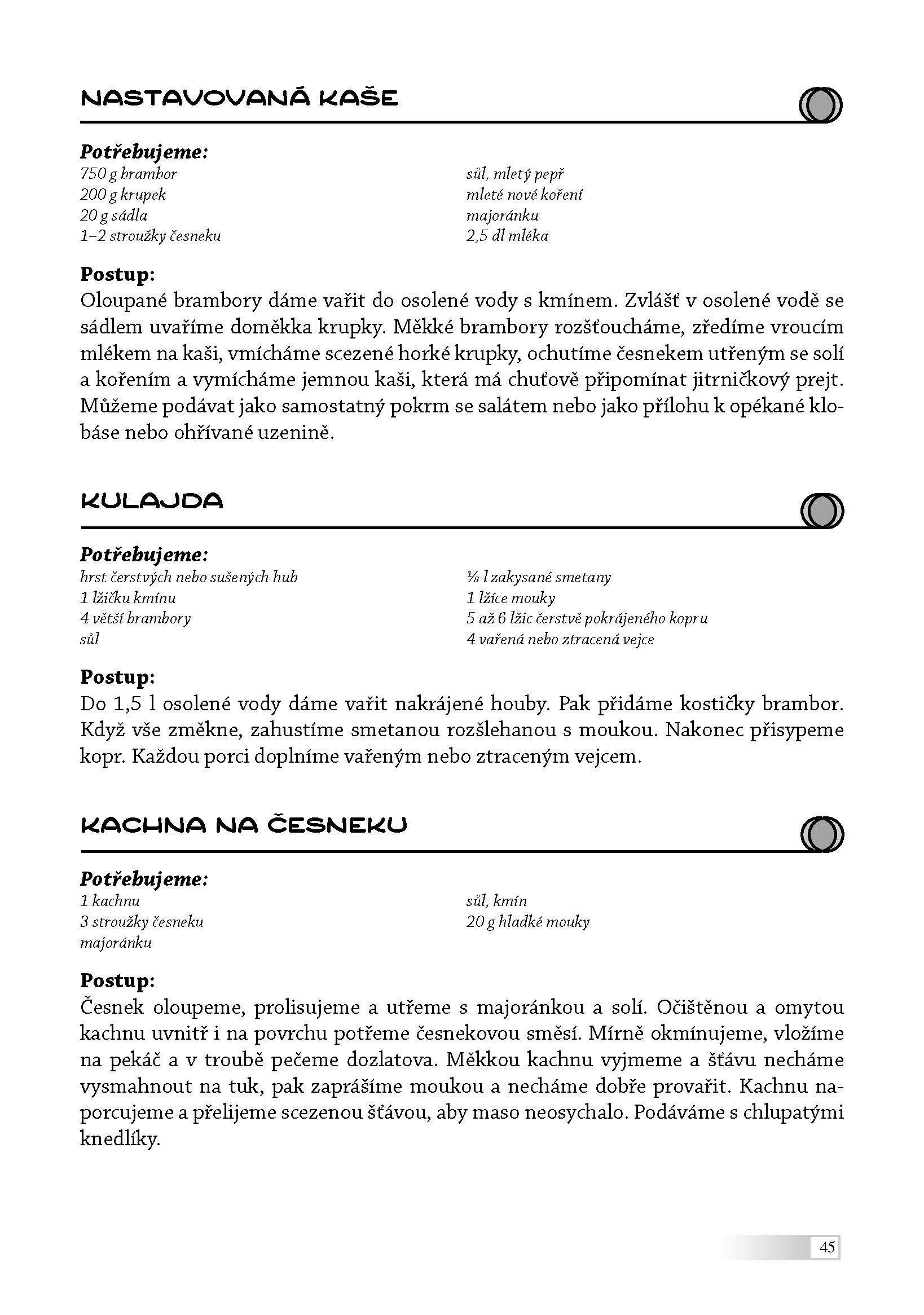Křížovky s větším písmem – recepty našich babiček