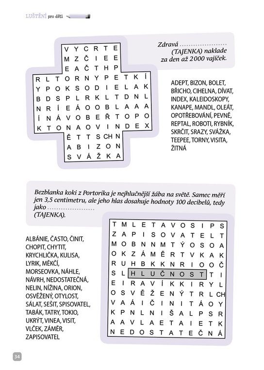 Luštění pro děti - Báječná zvířata