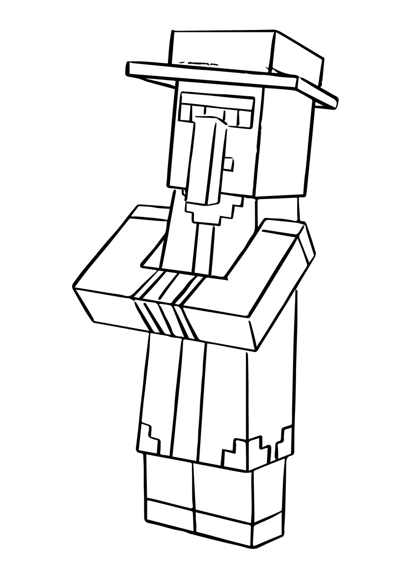 Omalovánky pro Minecrafťáky 