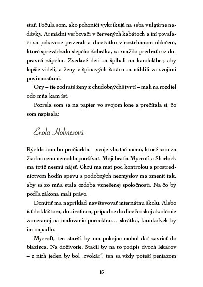 Enola Holmesová – Prípad zlovestných kytíc