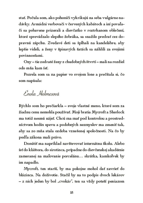 Enola Holmesová – Prípad zlovestných kytíc
