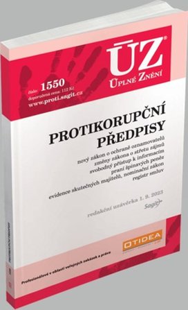 ÚZ 1550 Protikorupční předpisy