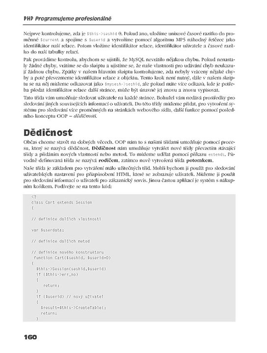 PHP Programujeme profesionálně