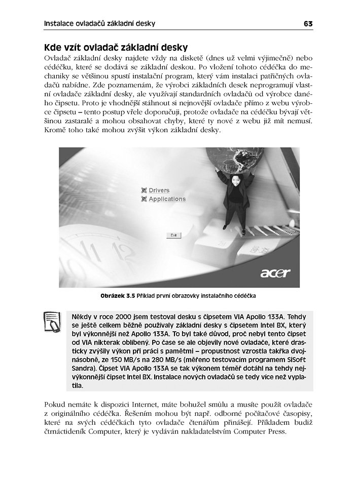 Instalujeme a konfigurujeme počítač