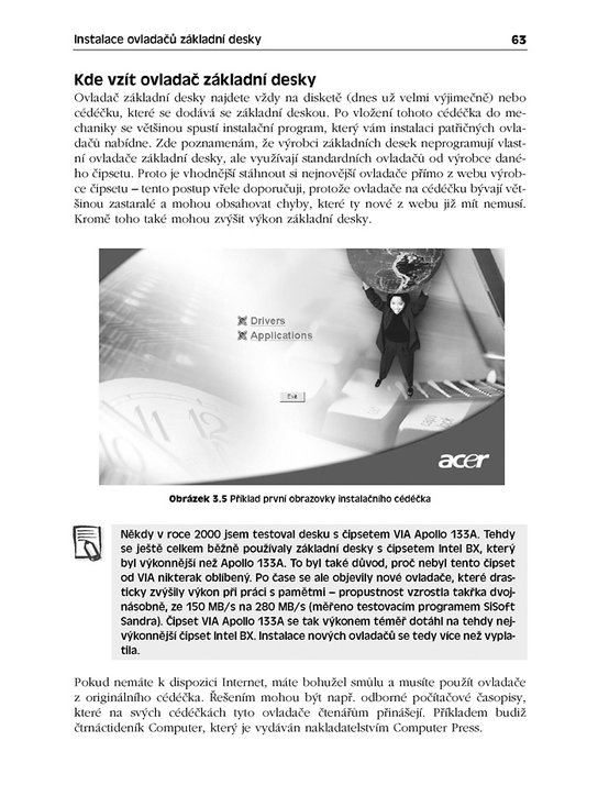 Instalujeme a konfigurujeme počítač