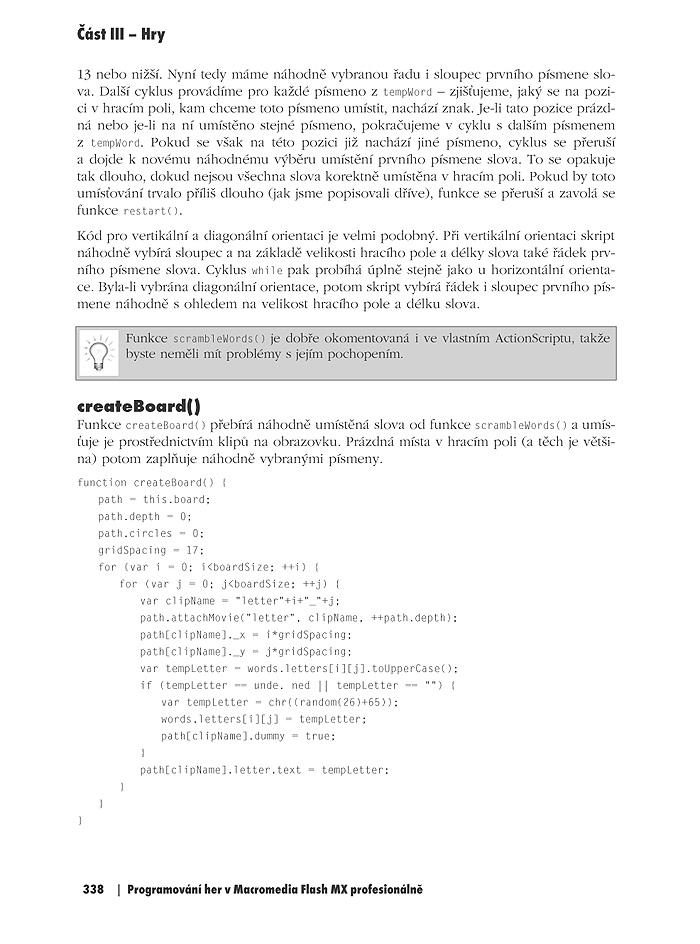 Programování her v Macromedia Flash MX