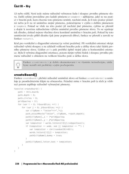 Programování her v Macromedia Flash MX