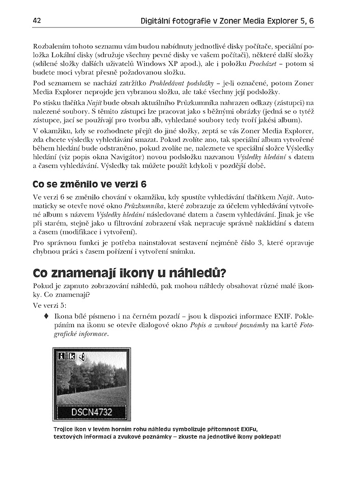 Digitální fotografie v Zoner Media Explorer 5 a 6
