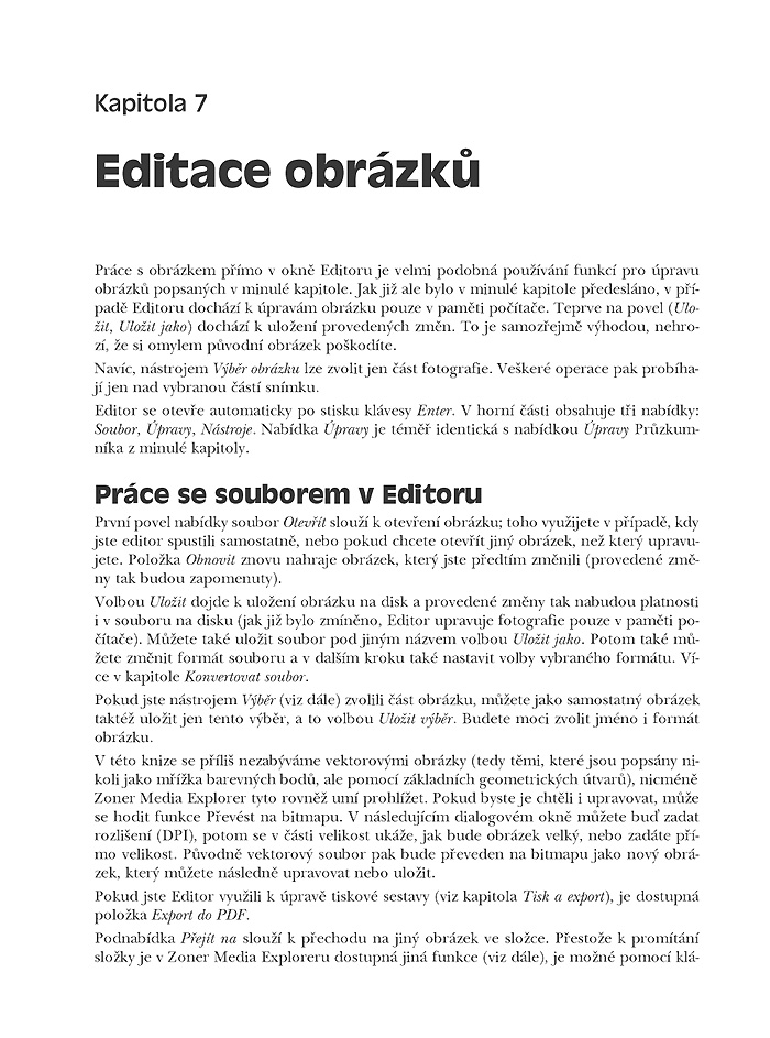 Digitální fotografie v Zoner Media Explorer 5 a 6