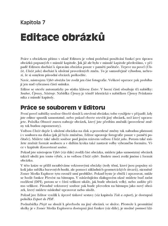 Digitální fotografie v Zoner Media Explorer 5 a 6