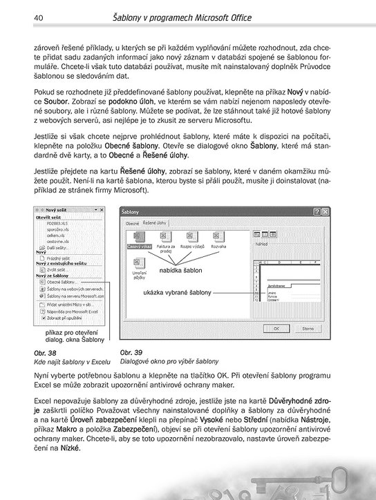 Šablony v programech Microsoft Office