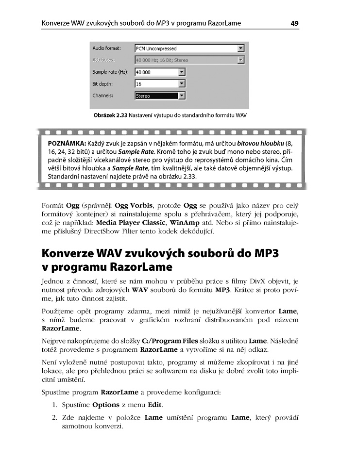 Vytváříme a přehráváme video ve formátu DivX