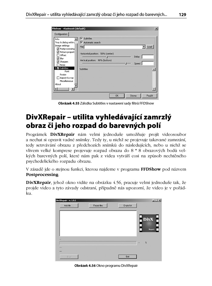 Vytváříme a přehráváme video ve formátu DivX
