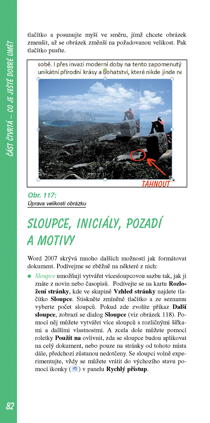 Texty v programu Word 2007
