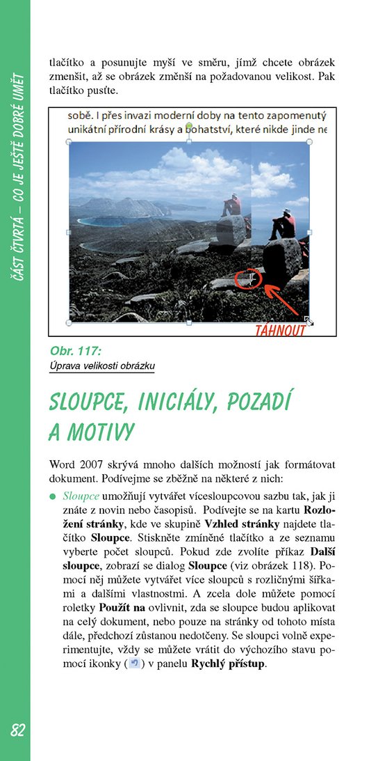 Texty v programu Word 2007