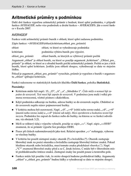 Microsoft Excel 2007 pro manažery a ekonomy