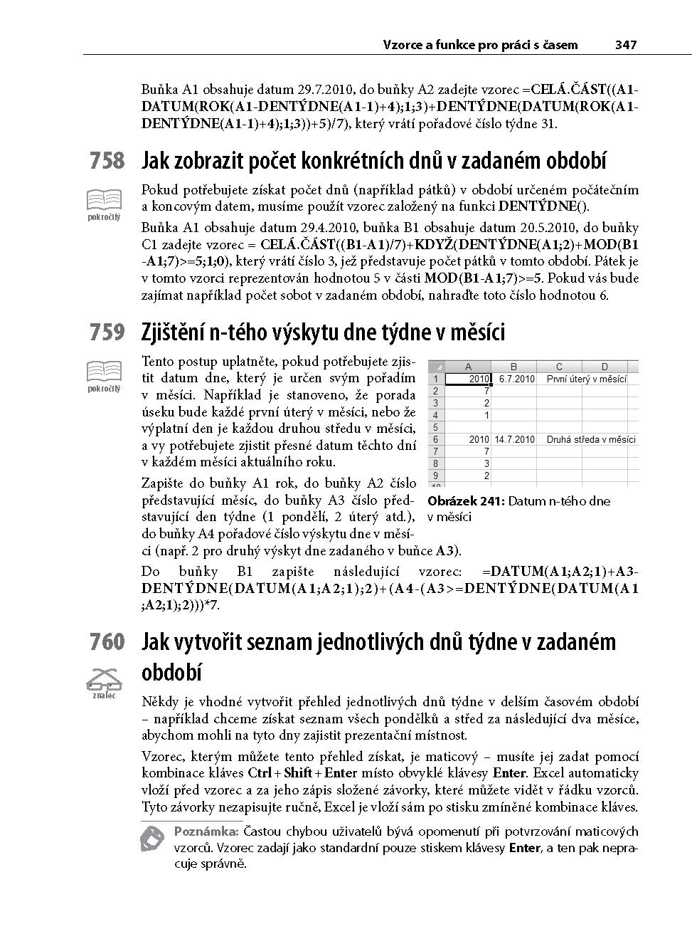 1001 tipů a triků pro Microsoft Excel 2007/2010