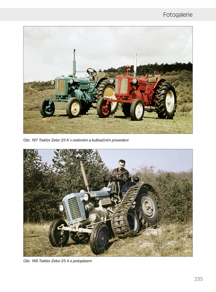 Traktory Zetor 15 - Zetor 50 Super