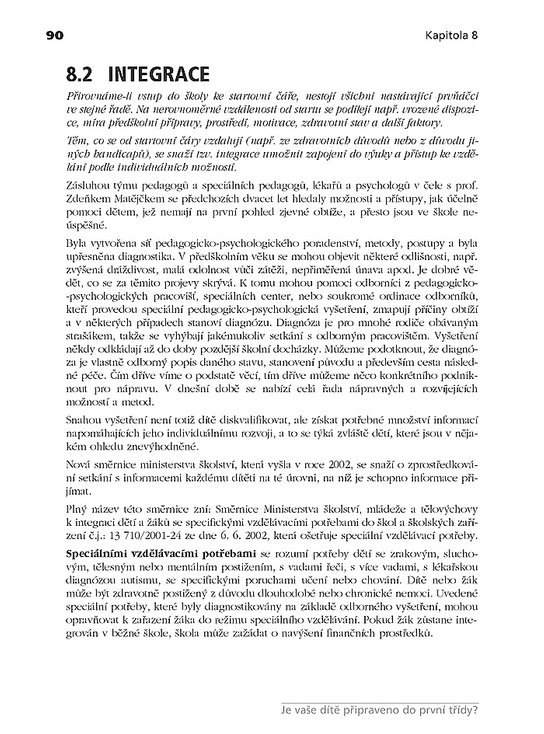 Je vaše dítě připraveno do první třídy?