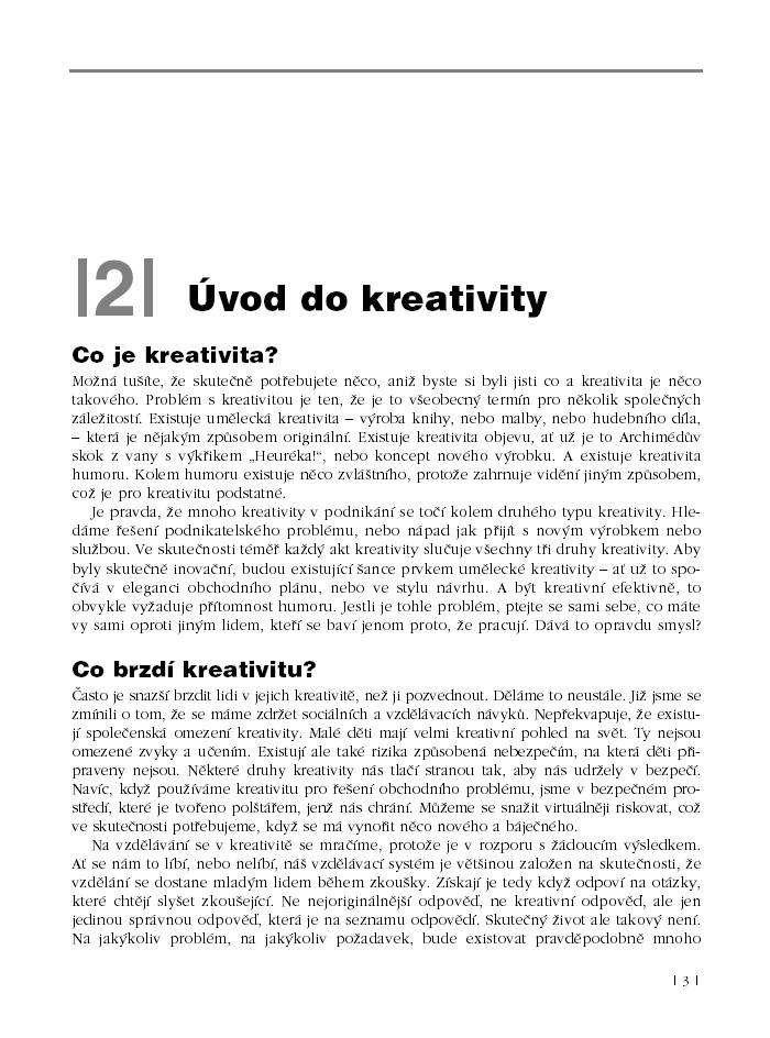 Kreativita v kostce