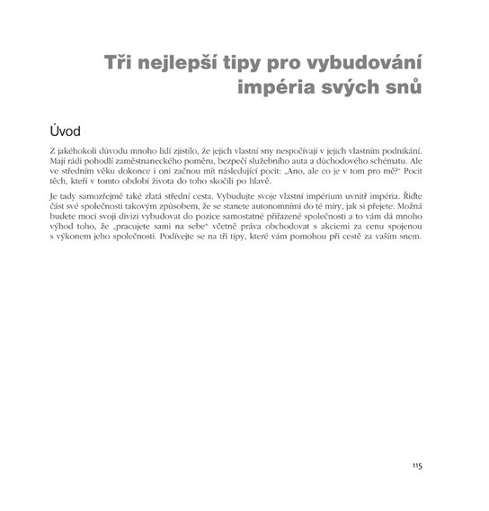 100 tipů jak začít úspěšně podnikat