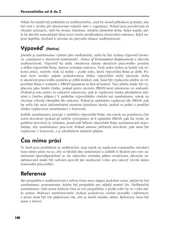 Personalistika od A do Z
