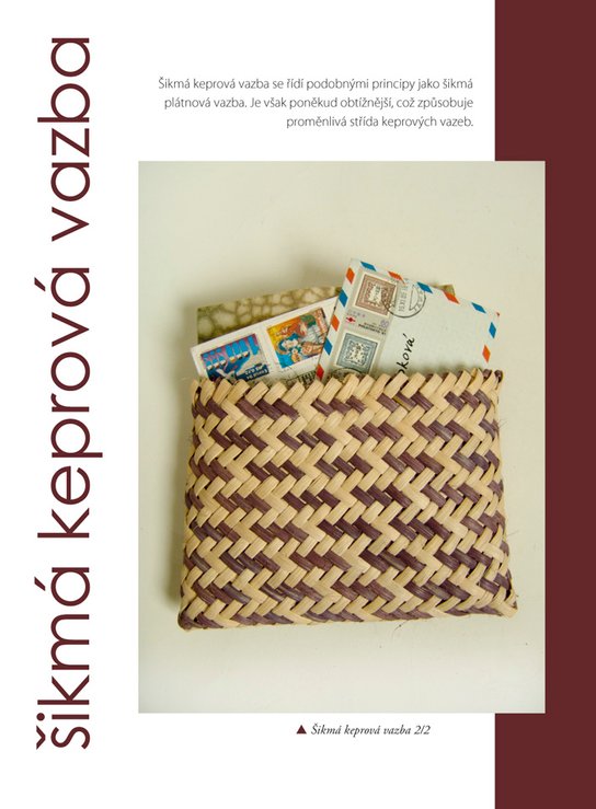 Pletení košíků z plochých materiálů