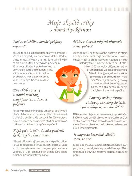 Domácí chléb a jiné pečivo