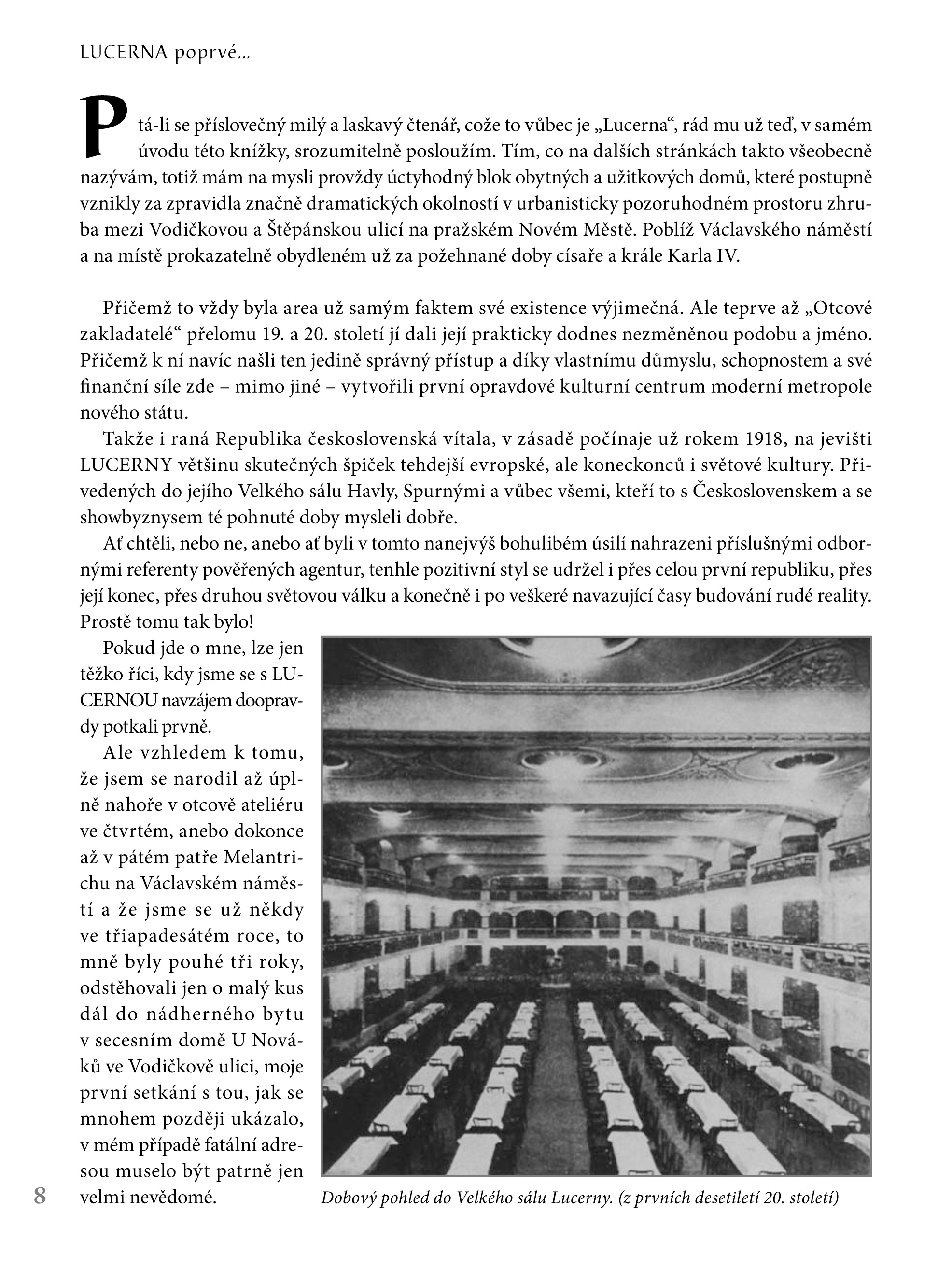 Lucerna, její čas a její lidé