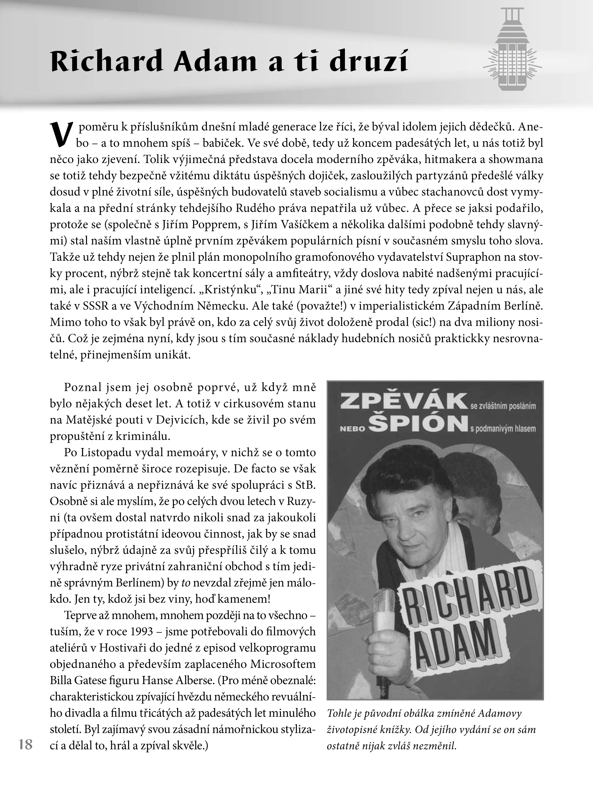 Lucerna, její čas a její lidé