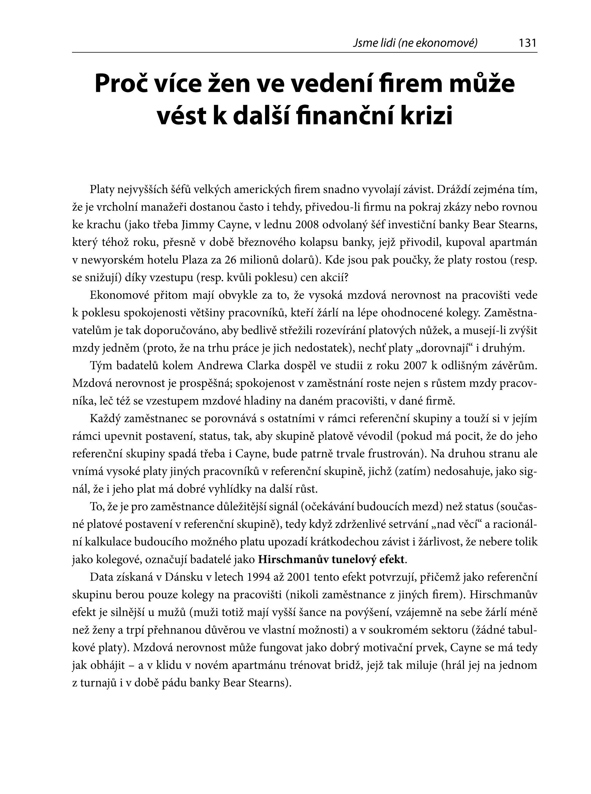 Proč je vzduch zadarmo a panenství drahé