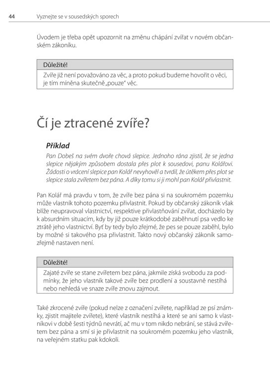 Vyznejte se v sousedských sporech