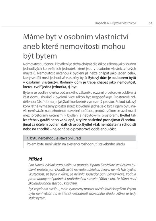 Vyznejte se v paragrafech bydlení
