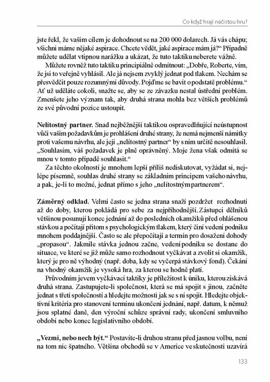Jak dosáhnout souhlasu. Zásady úspěšného vyjednávání