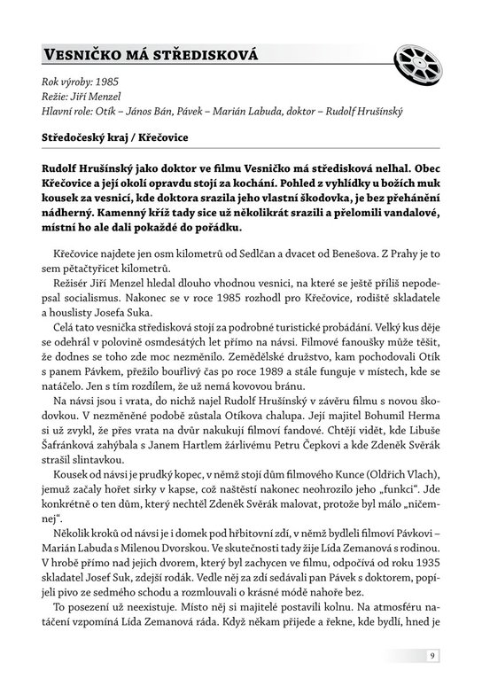 Křížovky PRO SENIORY a nejznámější filmová místa