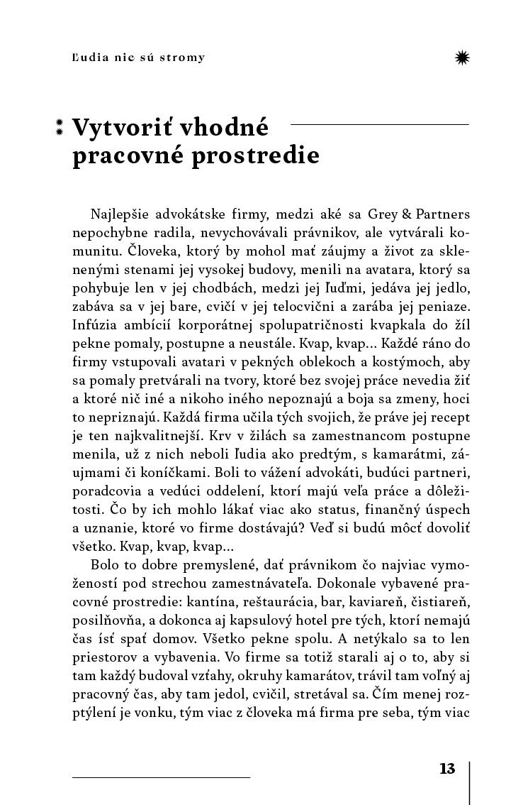 Ľudia nie sú stromy
