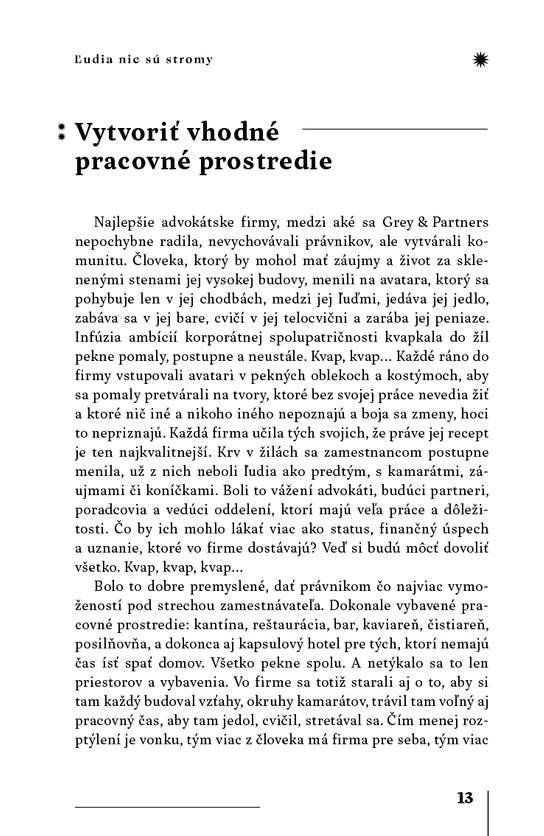 Ľudia nie sú stromy