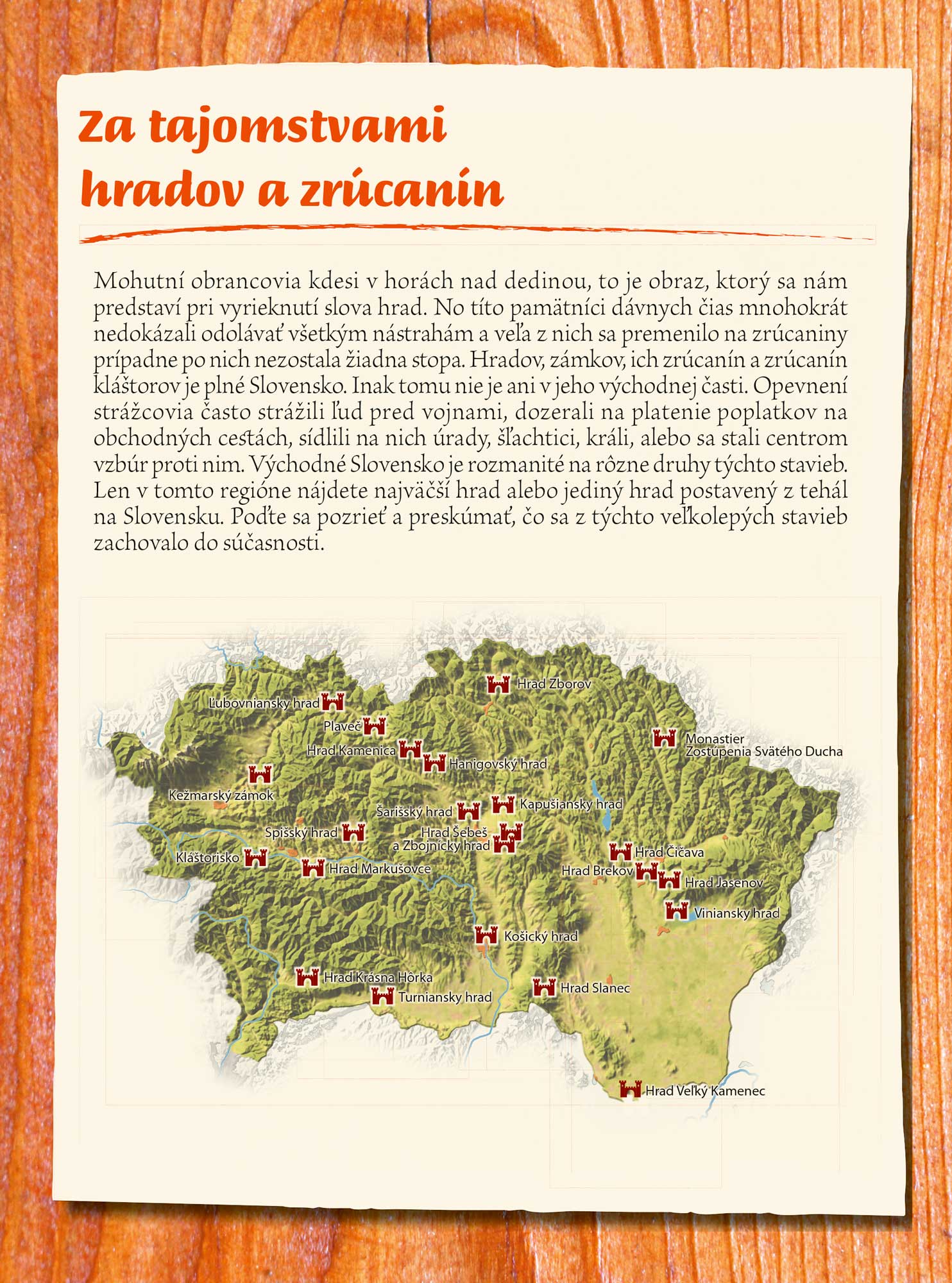 KAM po východnom Slovensku