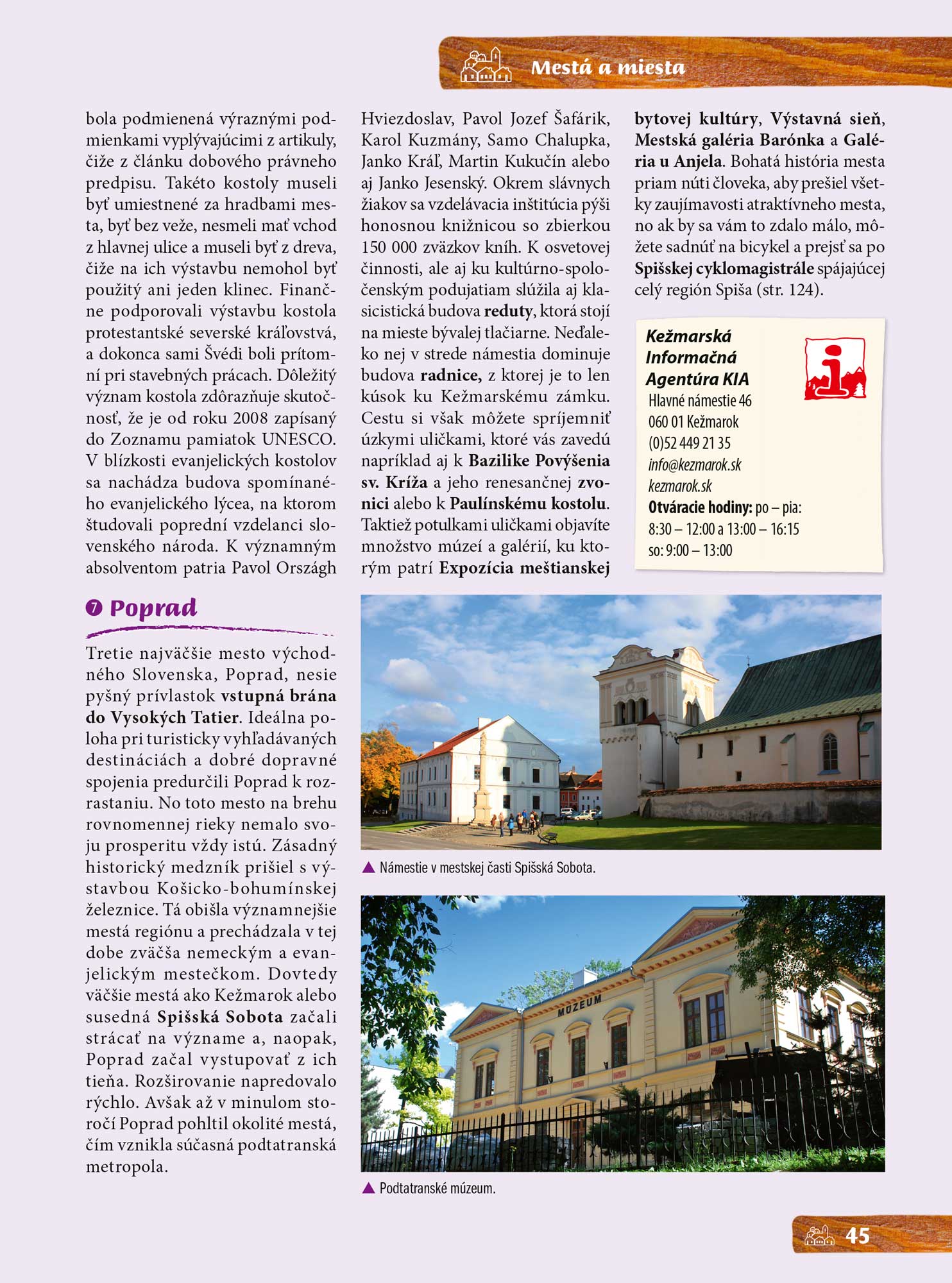 KAM po východnom Slovensku