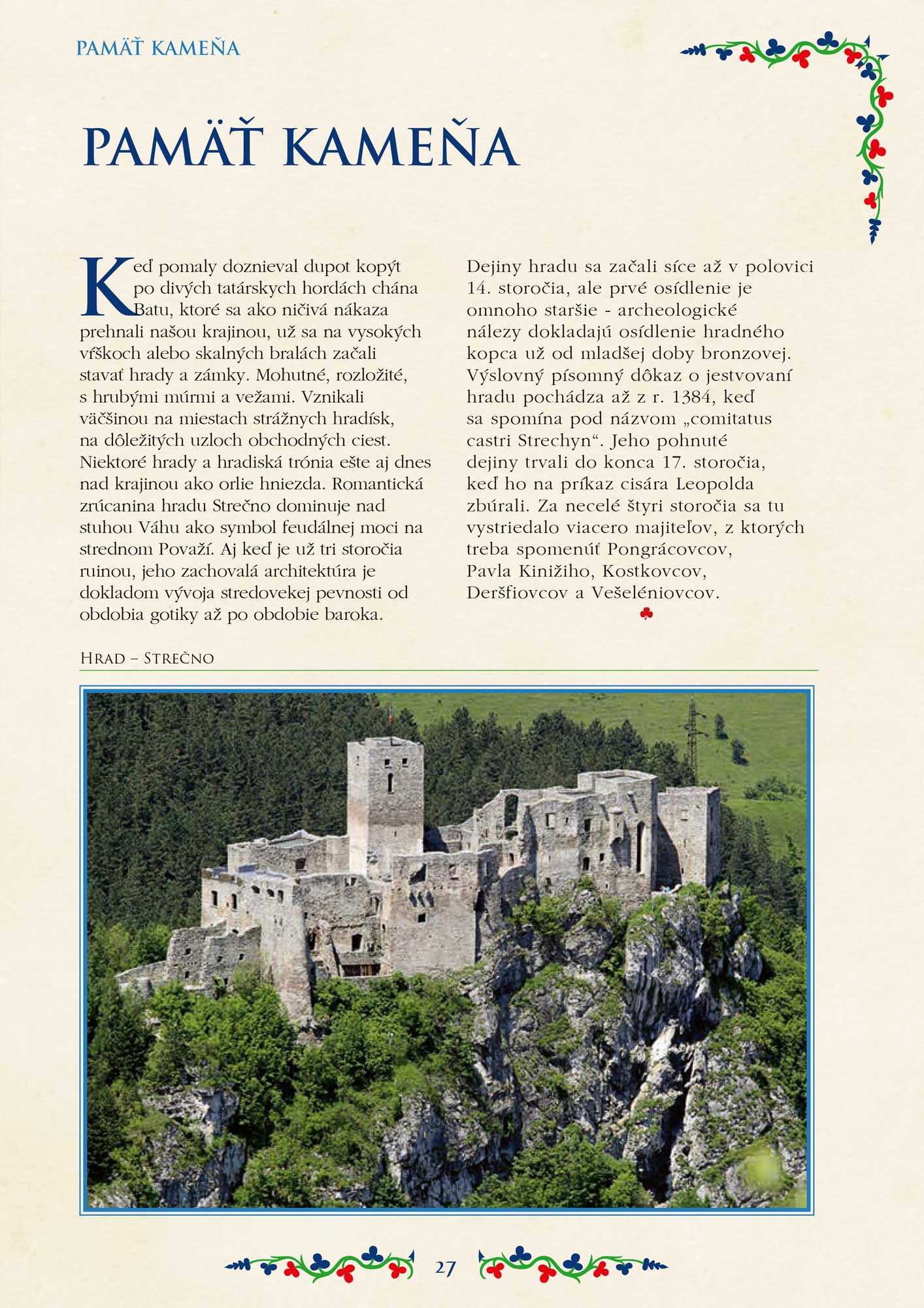Slovensko - rodný náš kraj