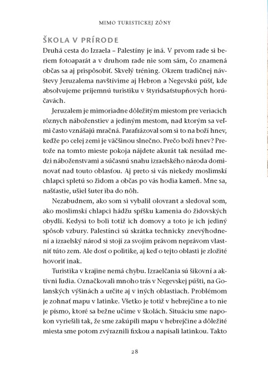 Mimo turistickej zóny