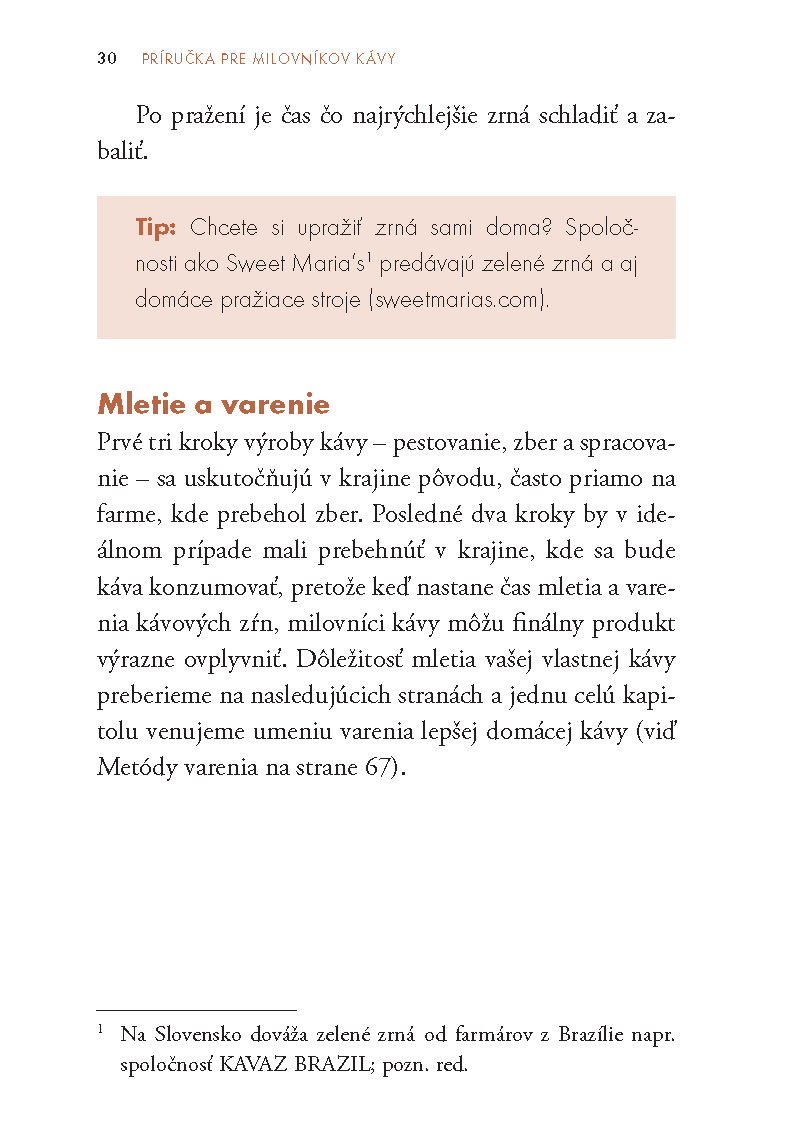 Príručka pre milovníkov kávy