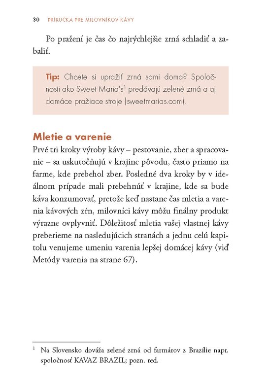 Príručka pre milovníkov kávy