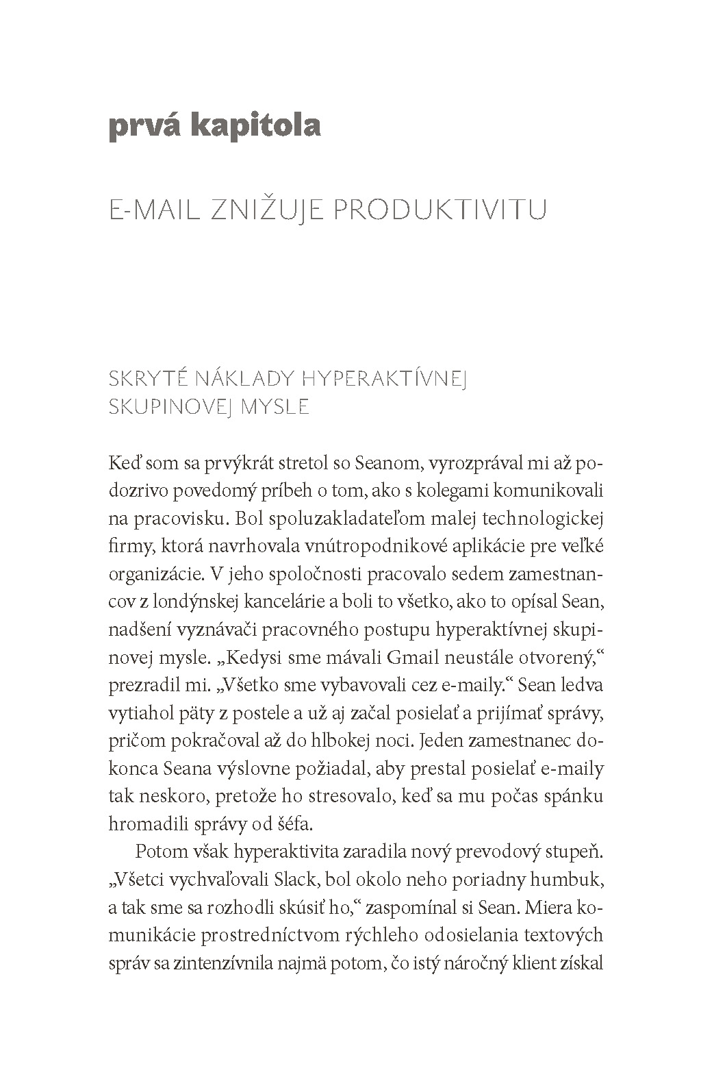 Svet bez e-mailov